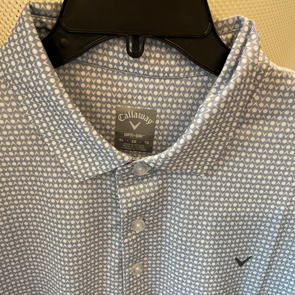 Callaway opti-dri xl short sleeve polo